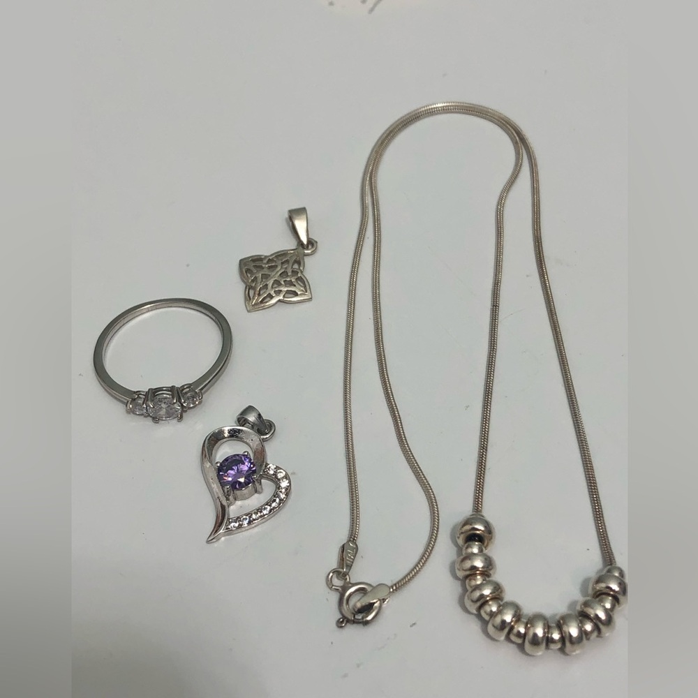 Sterling silver Lot Of Jewelry